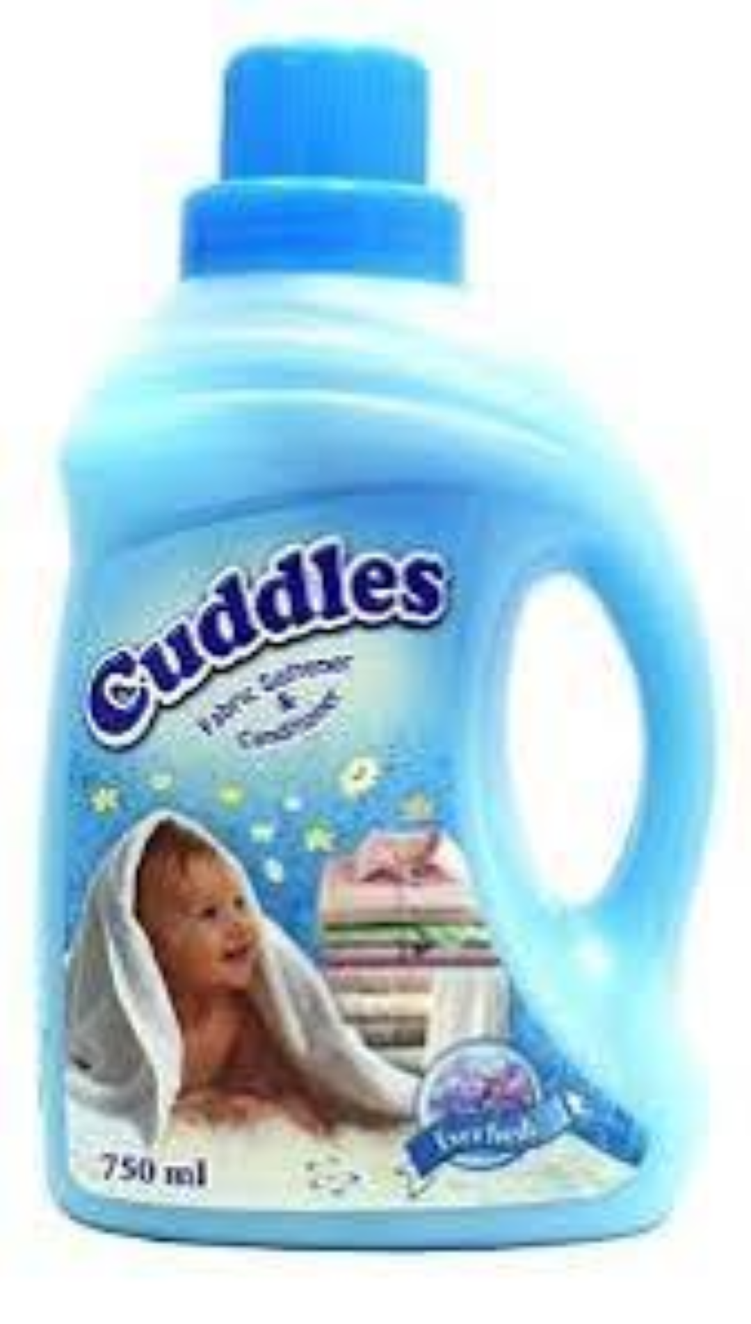 CUDDLES FABRIC SOFTENER EVER FRESH 750ML